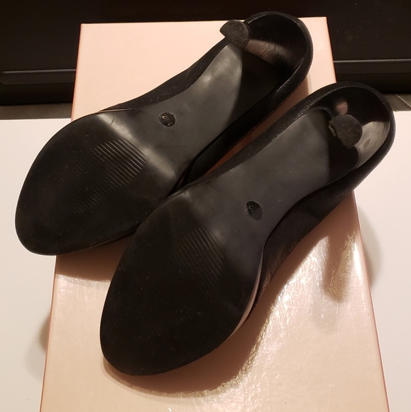 GUC Jessica Simpson Suede Peep Toe Heels - Picture 3 of 5